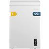 Cecotec Congelatore Orizzontale 99L Bolero CoolMarket Chest 99P White E. Cestello con Maniglie, Controllo Elettronico LED, UltraContact D-Cool, Dual Function, Porta ZeroG (80º-30º), Fast Freezing