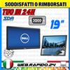 DELL, HP, EIZO, LG.. OTTIMO_PC MONITOR SCHERMO LCD 19 16:9 4:3 (DELL,HP) VGA DISPLAY DESKTOP NO BASE