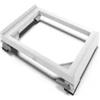 Meliconi Base antivibrazione per lavatrice e asciugatrice con ruote e freni meliconi move slim bianco 60x43x5,5 cm