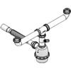 Sifone a 2 vie 1 1/2 canotto esterno Ø 32/40 mm. per cucina