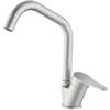 Rubinetto cucina allen monocomando bocca alta acciaio, d 40 mm