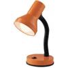 Lampada da scrivania in metallo arancione, 60w