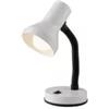 Lampada da scrivania in metallo bianco, 60w