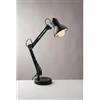 Lampada da tavolo architetto nera, 60w