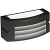 Applique led kobe grigia 10w, bianco naturale