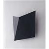 Applique a led stealth alluminio nero, 420lm