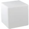Lume da giardino led geco bianco 40x40x40 cm, 4w