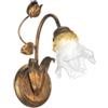 Onli Applique arianna 1 luce in bronzo, e14