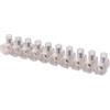 Poly pool - stecca da 10 morsetti 450 v~ foro Ø 4 mm sezione 2,5 mm² trasparente