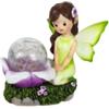 EuroGarden Fata da giardino solare eurogarden con illuminazione led bianco calso 17x10x15,2 cm