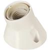 Poly pool - portalampada e27 da parete con base inclinata bianco