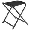 Brunner Sgabello da campeggio brunner aravel stool xl grigio 46x39x47 cm