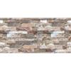 Lastra decorativa in polipropilene con stampa effetto muro natural stone, 100x50 cm