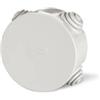Poly pool - scatola di derivazione da parete con passacavi Ø 80 mm x 40 mm ip44 grigia
