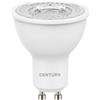 Century Faretto spot led lexar 8w gu10 6000k 110° 230v 570 lm bianco