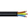 Poly pool - 1 m cavo h05vv-f 3 x 2,5 mm² nero