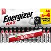 Energizer Batterie alcaline energizer max aa 12 pezzi