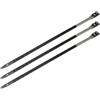 Poly pool - 20 fascette 9 x 265 mm alta resistenza allo sgancio, Ø serraggio 30 - 60 mm nere