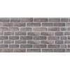 Lastra decorativa in polipropilene con stampa effetto muro london grey, 100x50 cm