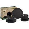 Brunner Set 12 stoviglie da campeggio brunner midday odette double black in melamina nero