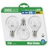 Century Set di 3 lampadine led 6 w luce calda 3000° k- mini globo