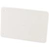 Poly pool - coperchio per scatola di derivazione da incasso dimensione 161 x 130 mm bianco
