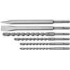 Valex Set 6 punte e scalpelli sds plus - valex - 6 pezzi
