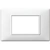 Vimar Placca 3 moduli vimar plana bianco - cod.14653.01