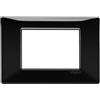 Vimar Placca 3 moduli vimar plana nero - cod.14653.05
