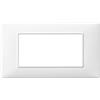 Vimar Placca 4m bianco plana - vimar.