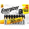 Energizer Batterie alcaline energizer alkaline power aa 16 pezzi