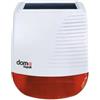 Sirena allarme da esterno autoalimentata a batteria a controllo wireless
