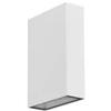 Vtac Applique led da esterno rettangolare verticale a doppio fascio luminoso vtac bianco 6500k