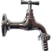 Kam Rubinetto per fontana da giardino in ottone cromato con rosone r1/c da 1/2 - kam