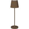 Eglo Lampada da tavolo ricaricabile eglo cabozo bronzo