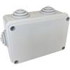 Poly pool - scatola di derivazione da parete con passacavi 120 x 80 x 50 mm ip55 grigia