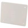 Poly pool - coperchio per scatola di derivazione da incasso dimensione 119 x 96 mm bianco