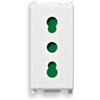 Vimar Presa vimar plana bianco 2p+t p17/11 - cod.0r14203