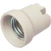 Poly pool - portalampada e27 in porcellana 500 v~ bianco