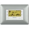 Bticino Placca 3p silver matix am4803msl - bticino