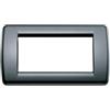 Placca 4m reflex nero idea - vimar