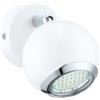 Eglo Faretto a led da parete bimeda in acciaio 2,5 watt 240 lm