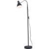 Piantana moderna people in metallo nero 1xe27 40w