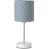 Onli Lampada da tavolo noah con paralume azzurro, e14