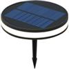 Vtac Paletto solare da giardino con picchetto 2w 3000k ip44, 15,5x4,1x20 cm