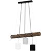 Onli Lampada a sospensione onli pinocio 3 luci in legno e27