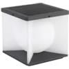 Vtac Applique led solare da esterno vtac nero con telecomando 3000k 3w