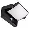 Vtac Applique led a tensione elettrica da esterno rettangolare vtac nero 4000 k