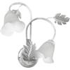 Onli Applique 2 luci onli marilena argento e14
