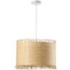 Onli Lampadario 1 luce onli fringilla marrone e27